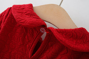Rochie cu detalii Medin Rosu
