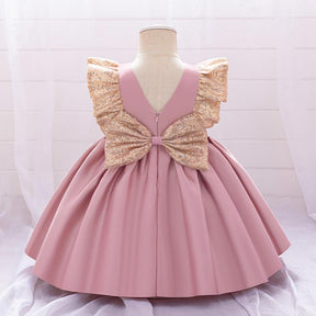 Rochie cu detalii Caligo Roz