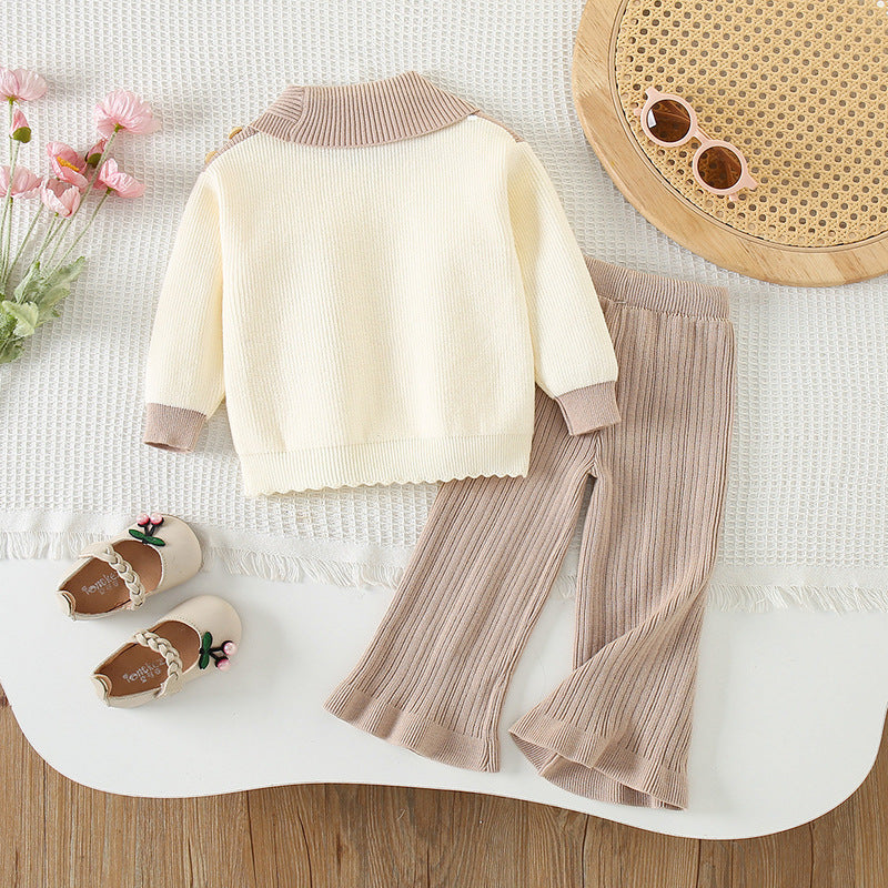 Set din doua piese Alysa Crem