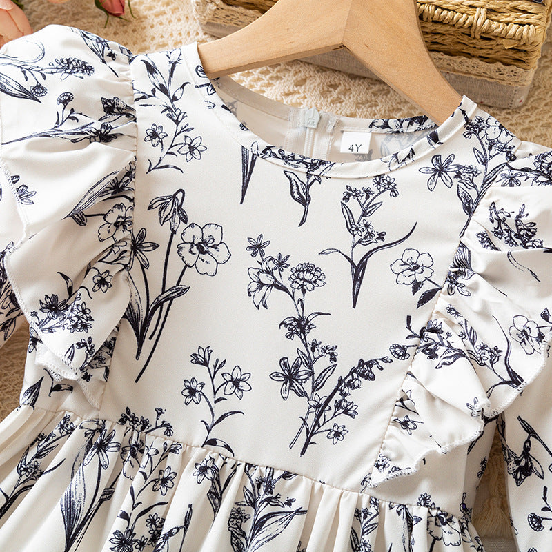 Rochie cu detalii Carty Alb