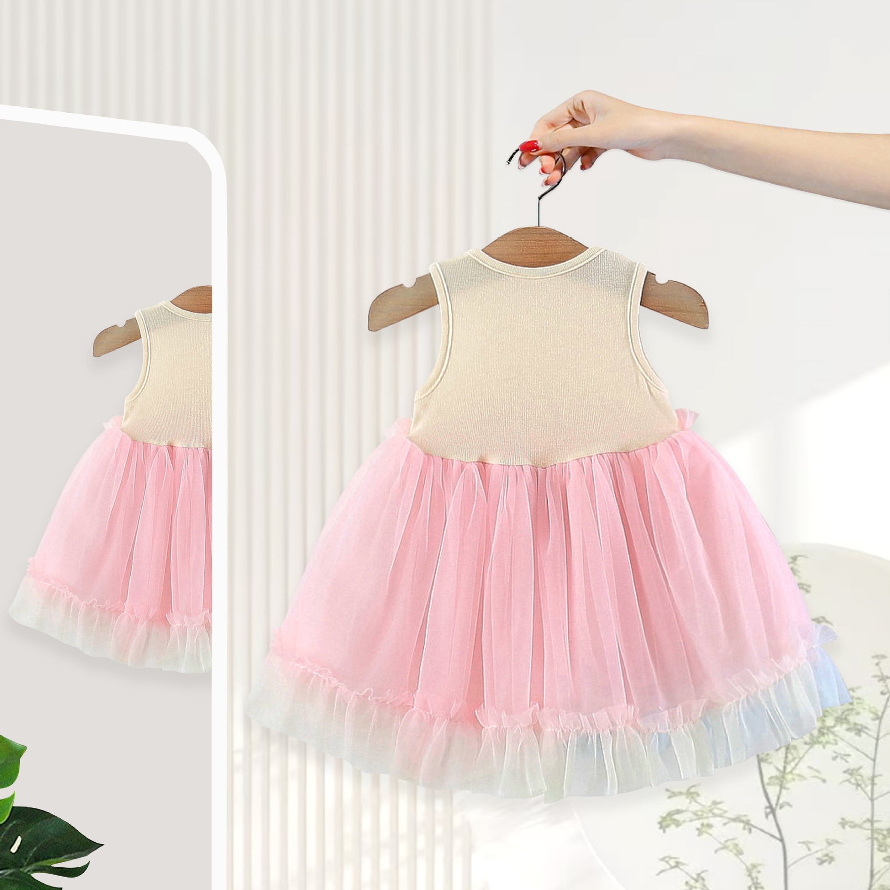 Rochie cu detalii Ranyra Roz