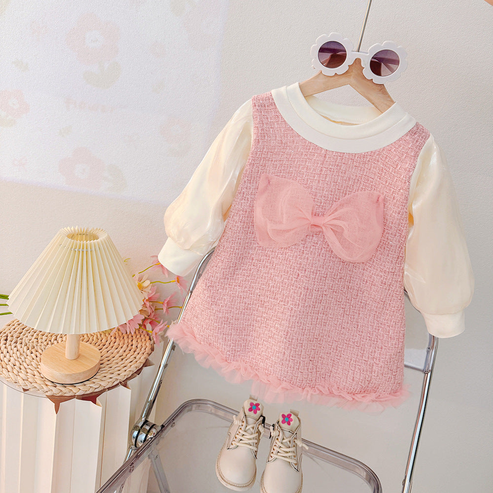 Rochie cu detalii Mana Roz