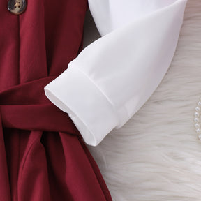 Rochie cu detalii Oldy Visiniu