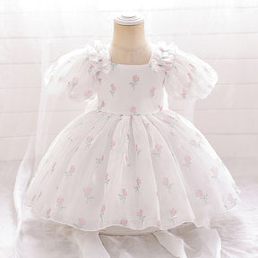 Rochie cu detalii Rida Alb
