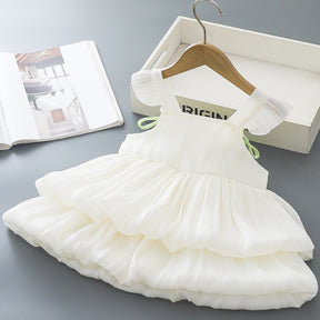 Rochie cu detalii Aelix Crem