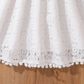 Rochie cu detalii Thea Alb