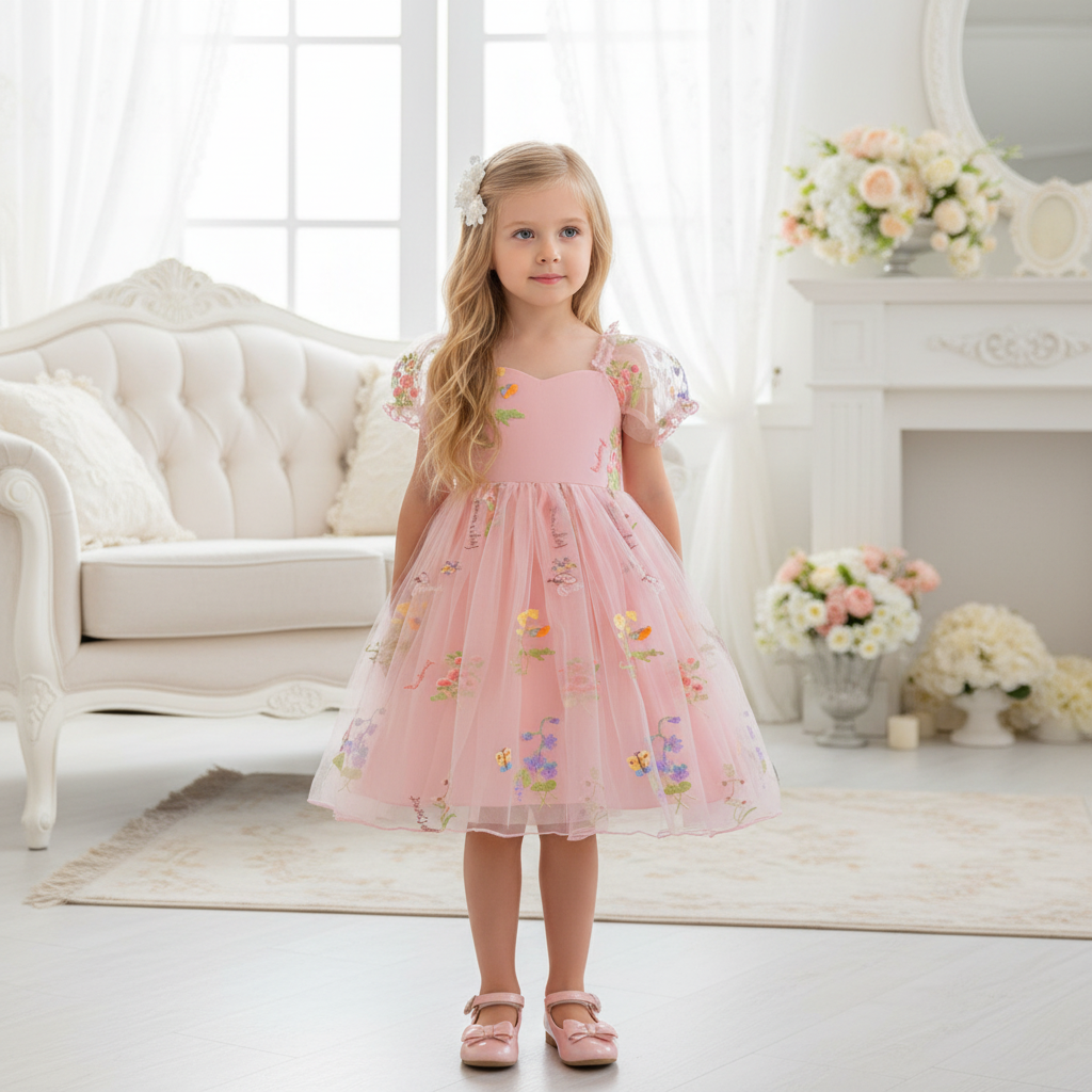 Rochie cu detalii Robyna Roz