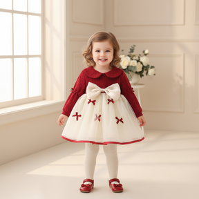 Rochie cu detalii Medin Rosu