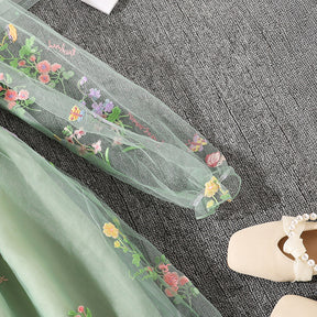 Rochie cu detalii Leona Verde