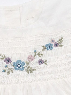 Rochie cu detalii Kaylin Alb