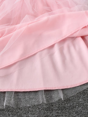Rochie cu detalii Hanery Roz