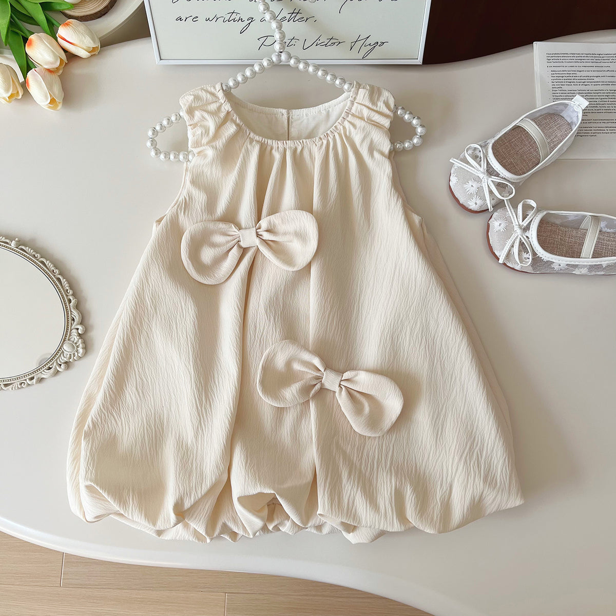 Rochie cu detalii Janera Crem