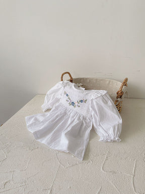 Rochie cu detalii Kaylin Alb