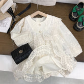 Rochie cu detalii Merlyn Crem