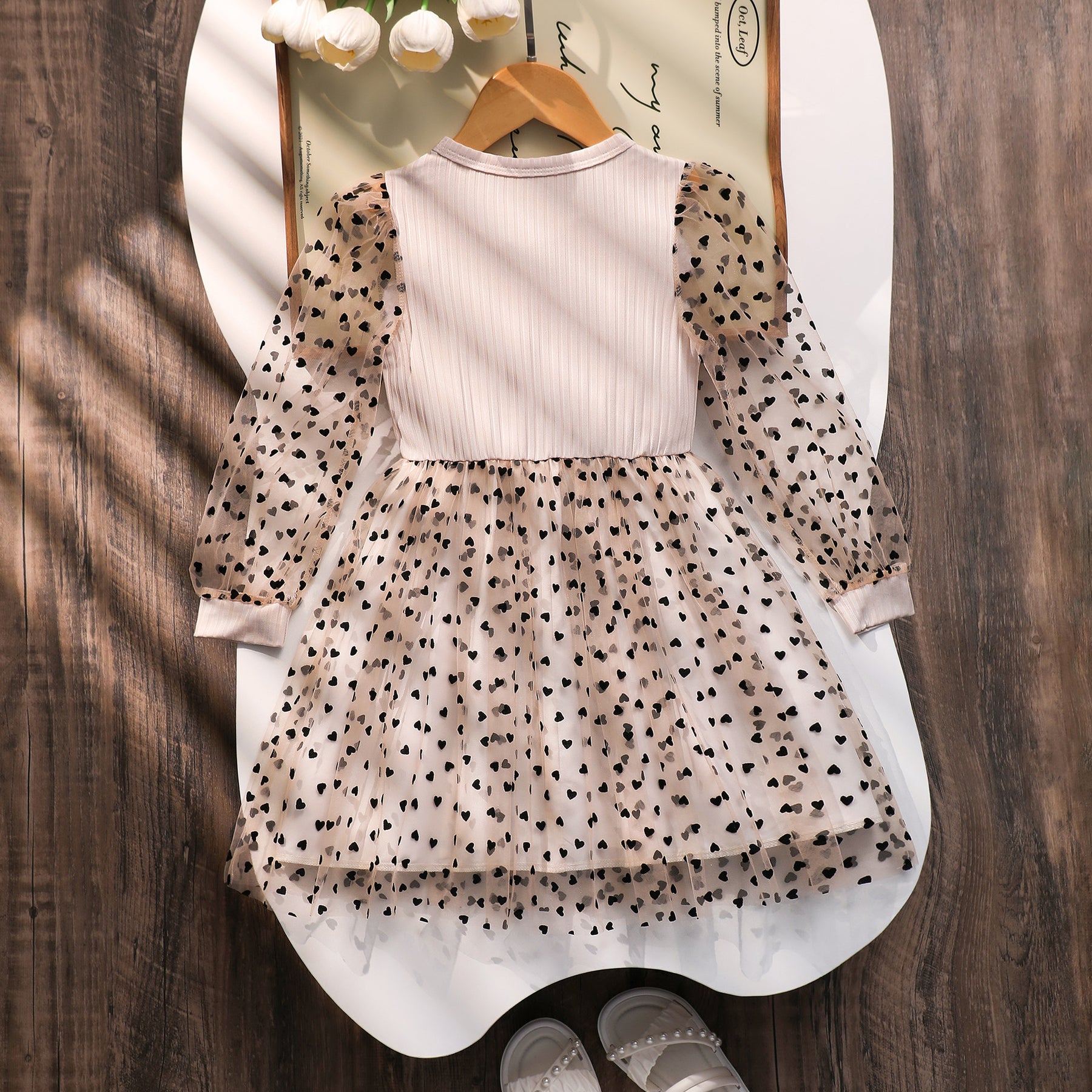 Rochie cu detalii Laren Crem