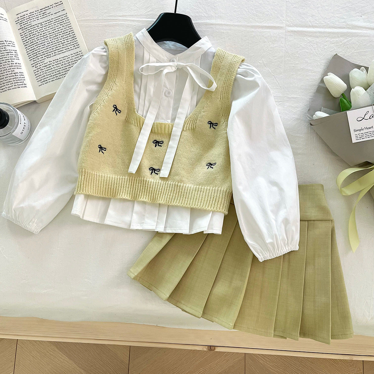Set din trei piese Abena Verde