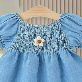 Rochie cu detalii Kivana Albastru