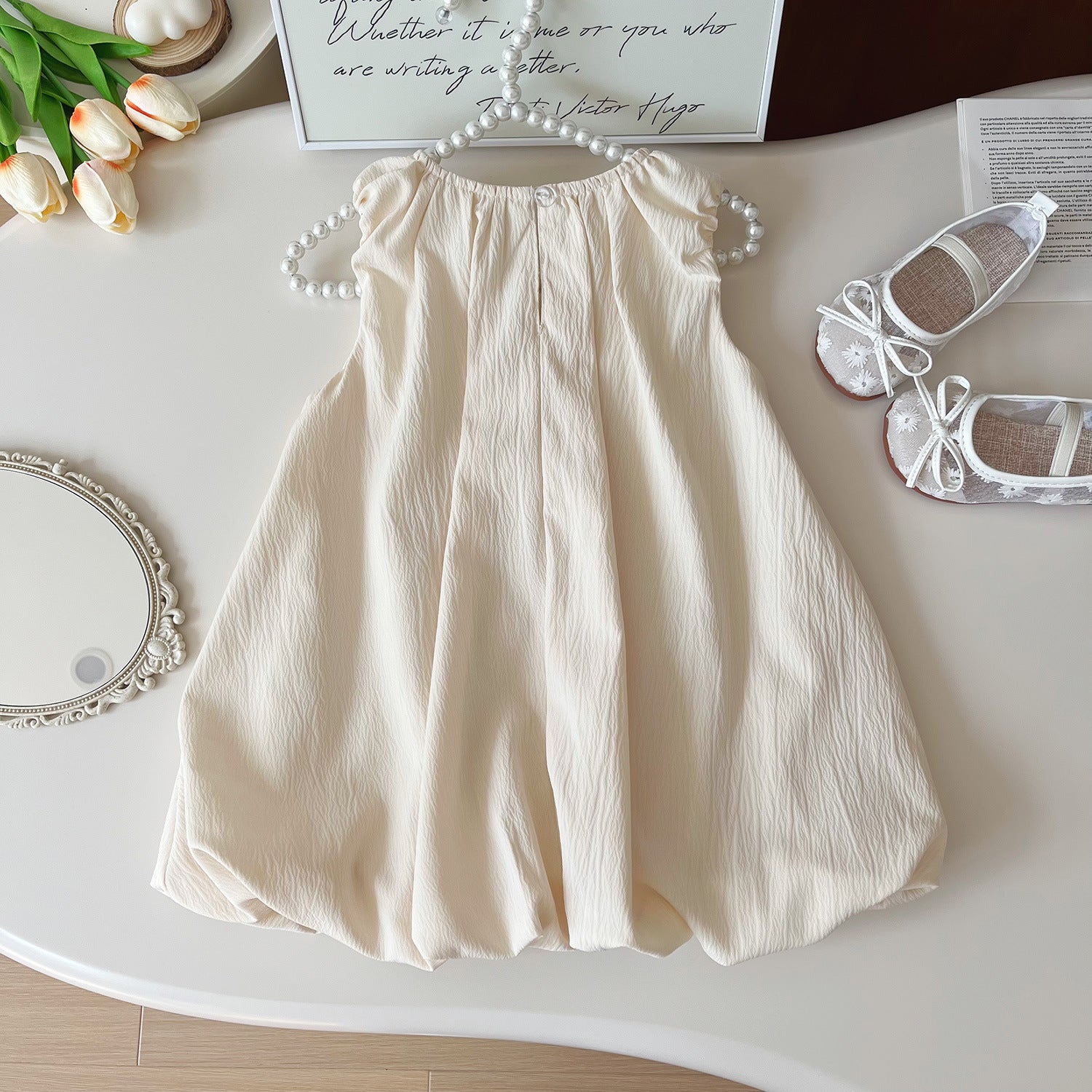 Rochie cu detalii Janera Crem