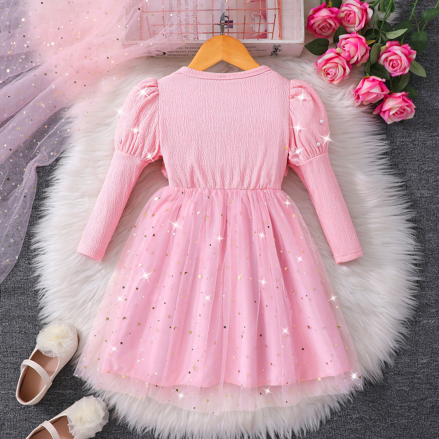 Rochie cu detalii Lendy Roz