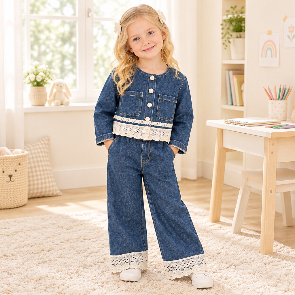 Set din doua piese Binina Albastru