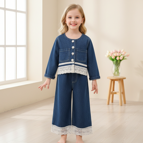 Set din doua piese Binina Albastru