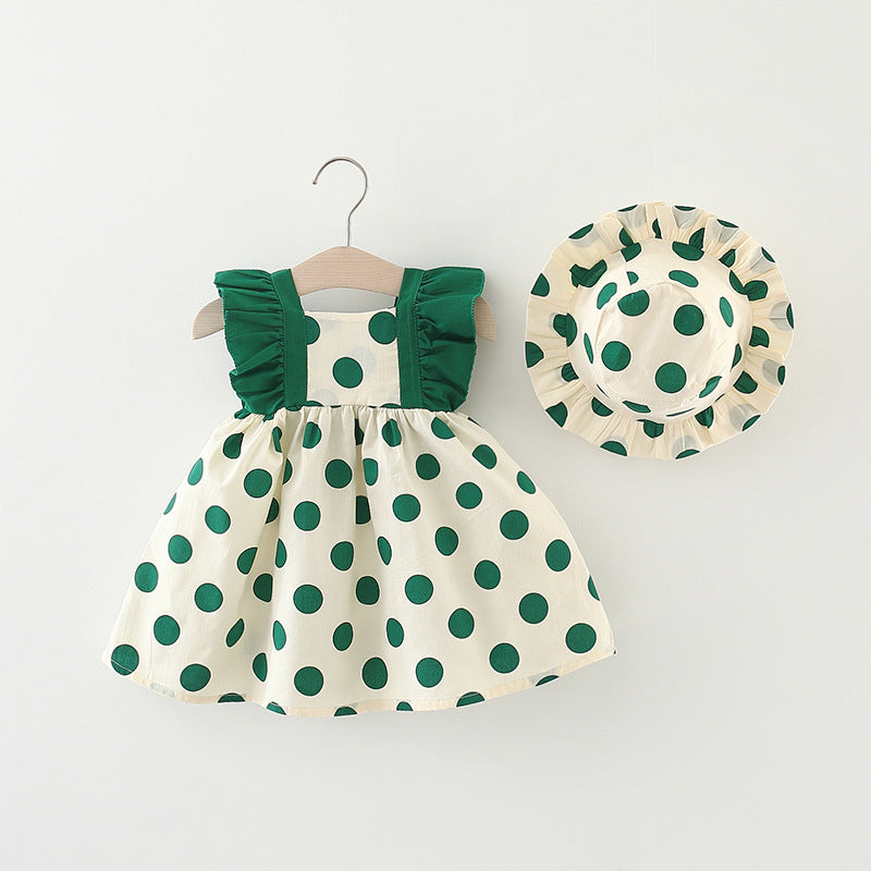 Rochie cu palarie Samera Verde