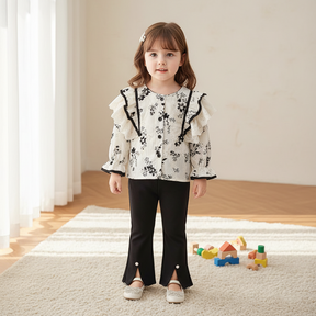 Set din doua piese Brisna Negru