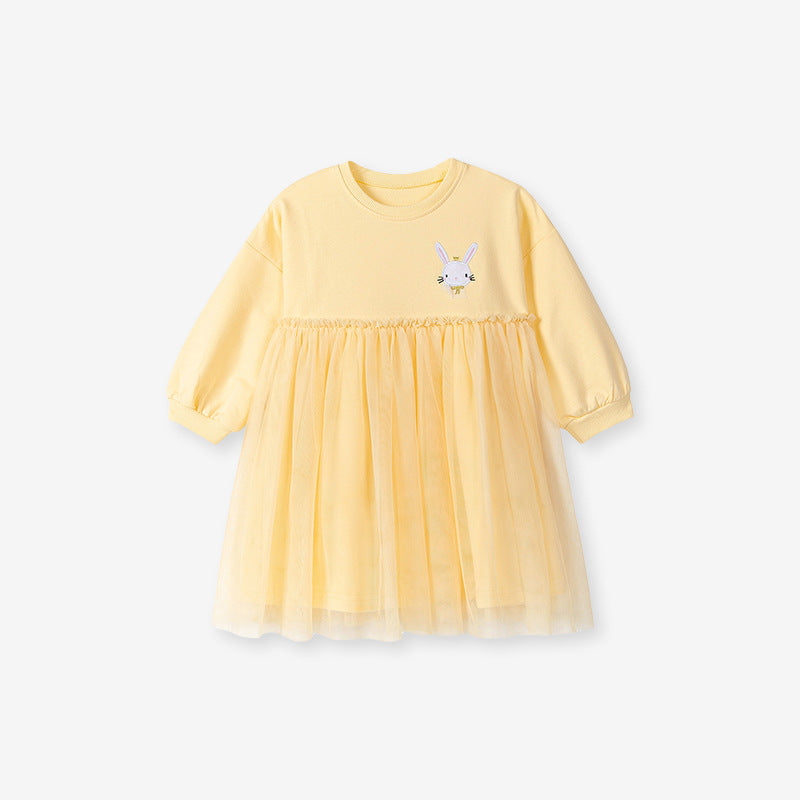Rochie cu detalii Binira Galben