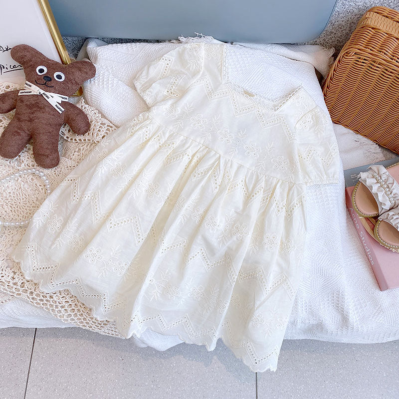 Rochie cu detalii Nasara Crem