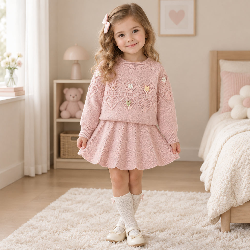 Set din doua piese Tisia Roz