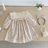 Rochie cu cordeluta Lonyra Crem