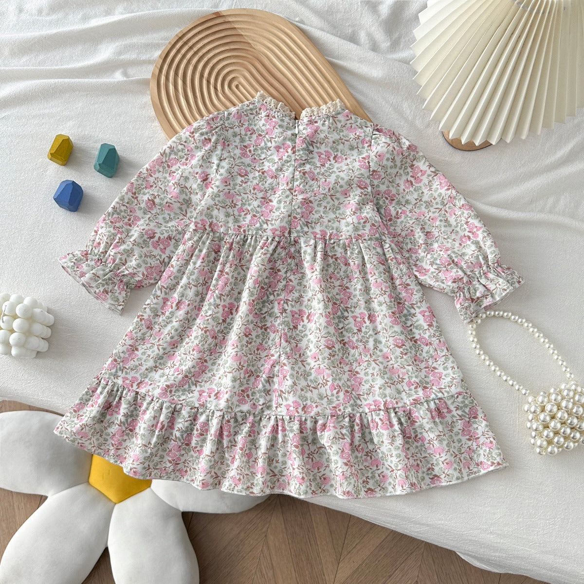 Rochie cu detalii Terisa Roz