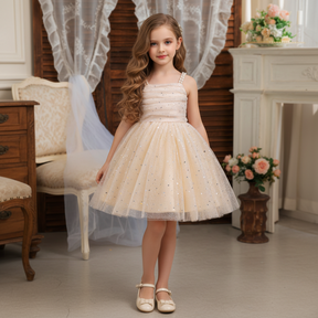 Rochie cu detalii Lunara Crem