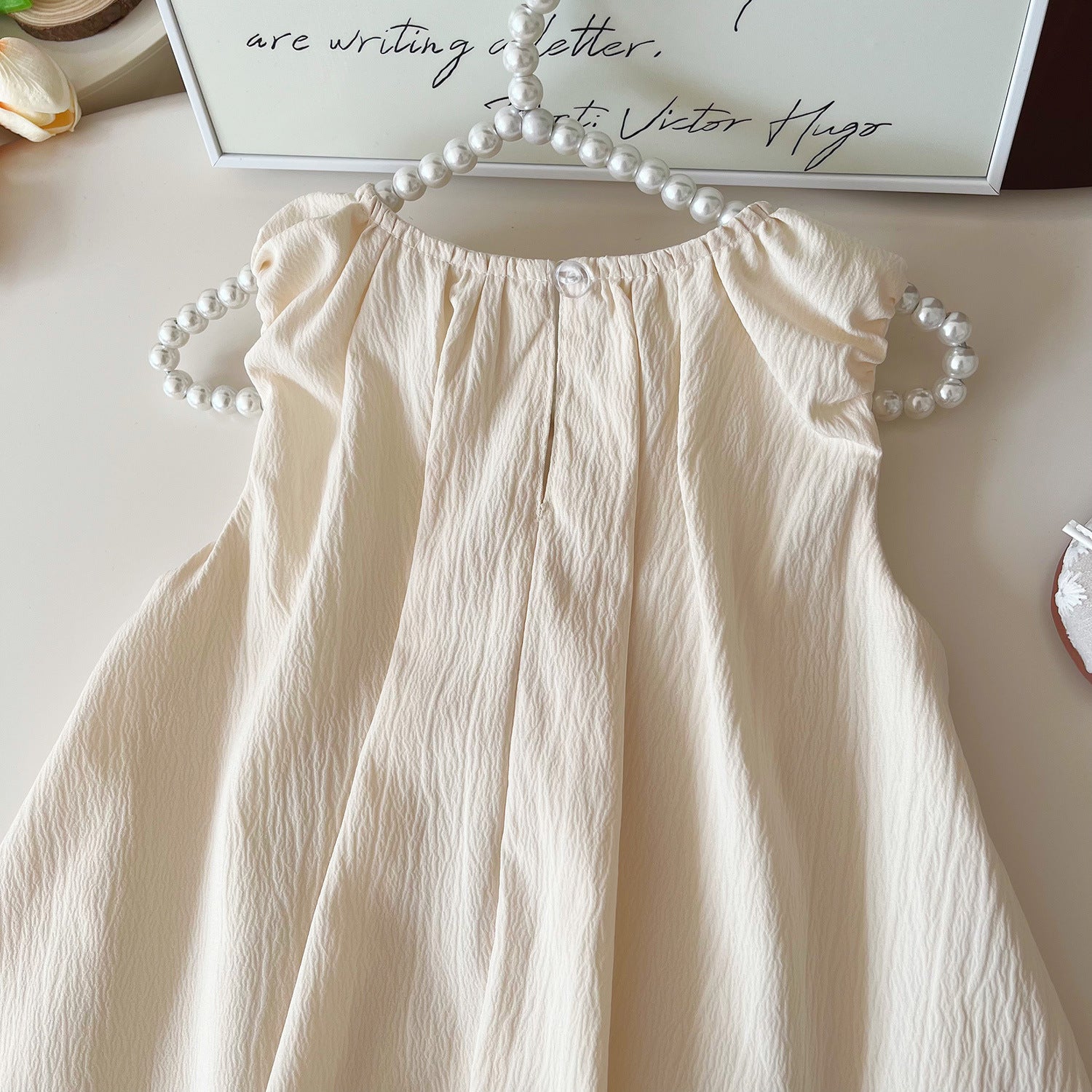 Rochie cu detalii Janera Crem