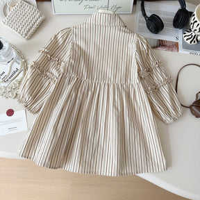 Rochie cu detalii Serty Crem