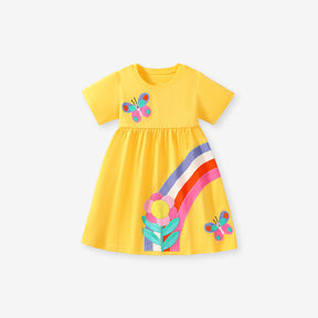 Rochie cu detalii Meria Galben