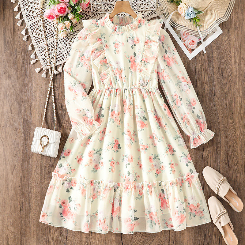 Rochie cu detalii Rideny Crem