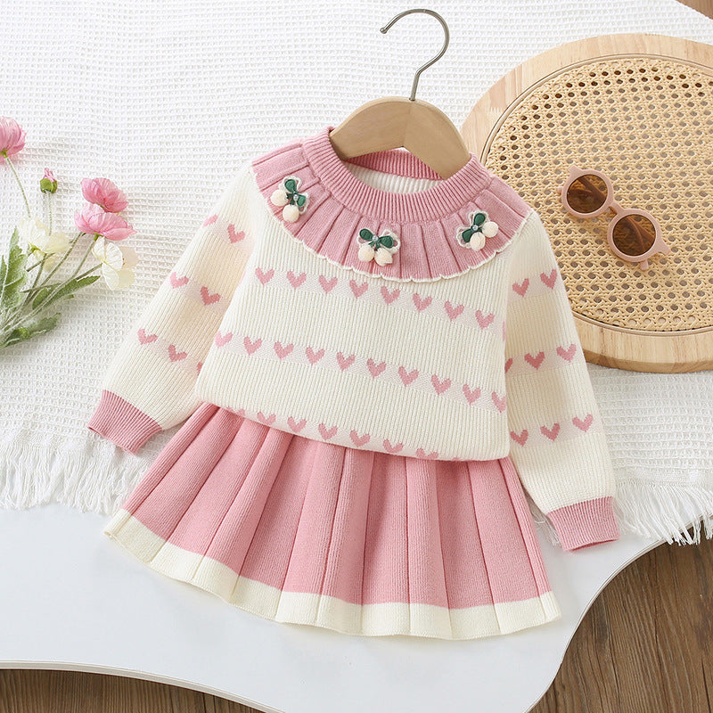 Set din doua piese Erdera Roz