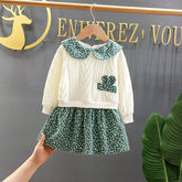 Rochie cu detalii Omera Verde