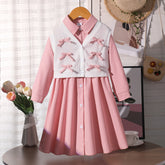 Rochie cu vesta Tonay Roz