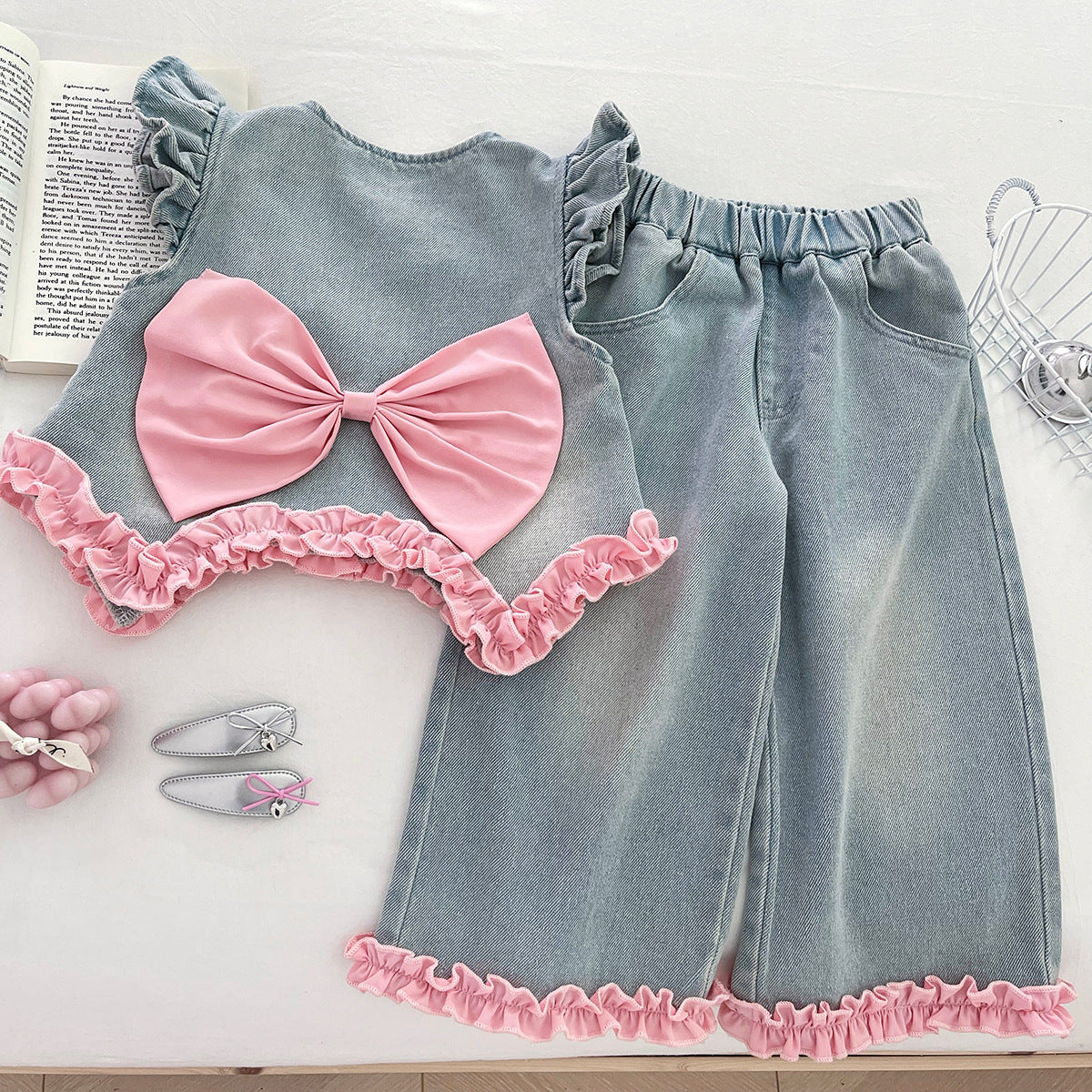Set din trei piese Heray Albastru Deschis