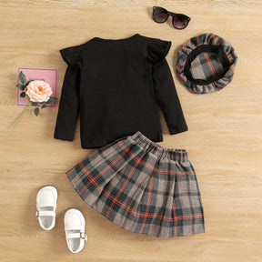 Set din trei piese Remra Negru