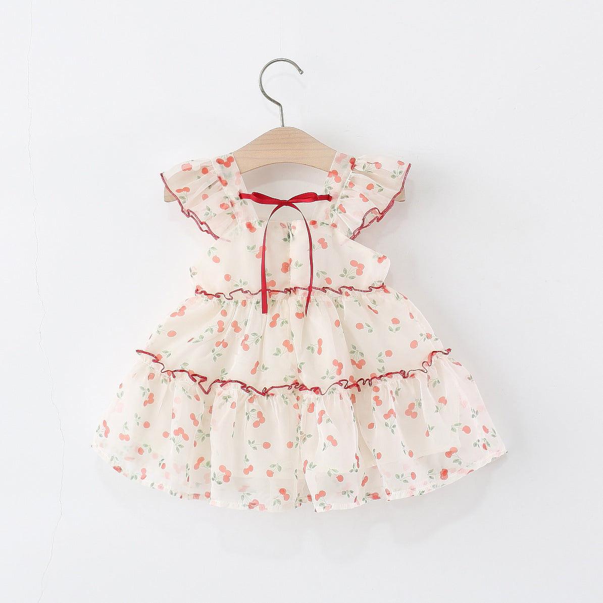 Rochie cu posetuta Belluni Crem