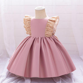 Rochie cu detalii Caligo Roz