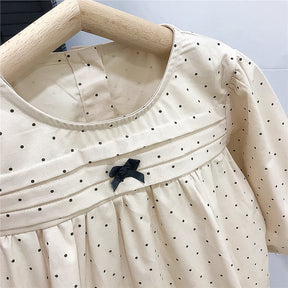 Rochie cu detalii Mamra Crem