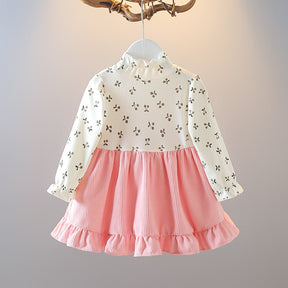 Rochie cu detalii Mamary Roz