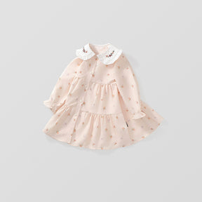 Rochie cu detalii Lursa Roz Deschis