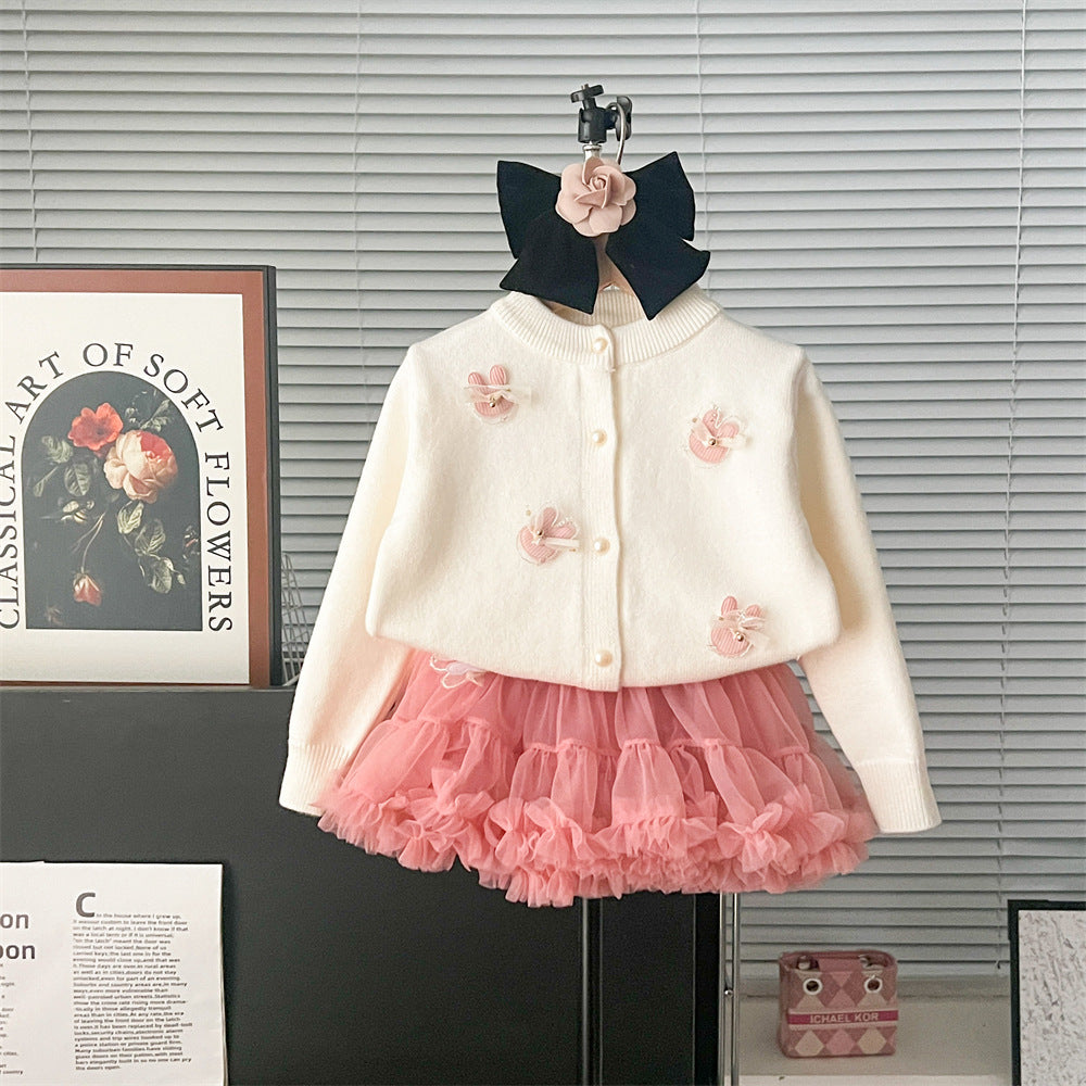 Set din doua piese Efrena Crem