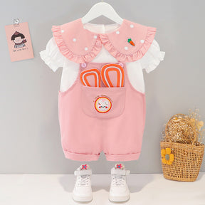 Set din doua piese Baby Carot Roz