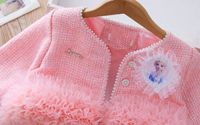 Rochie cu sacou Dorisa Roz